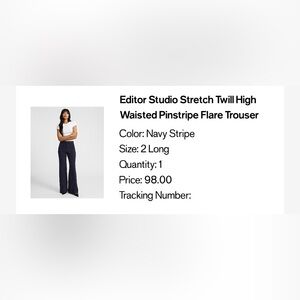 Express Editor Flare Trouser